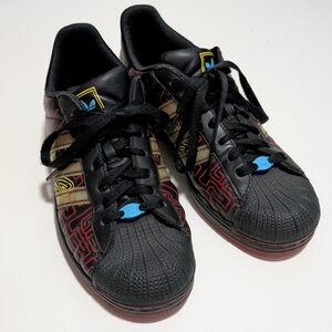 Rare Adidas OG Superstar Limited Edition Pac Man, Y2K Vintage GUC